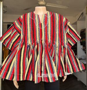 MENS BATAKARI - Red Yellow Stripe